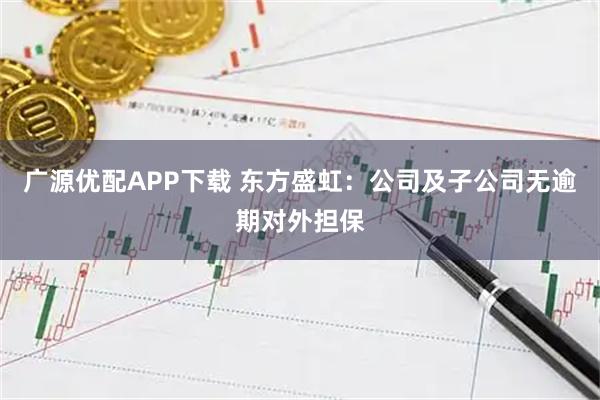 广源优配APP下载 东方盛虹：公司及子公司无逾期对外担保